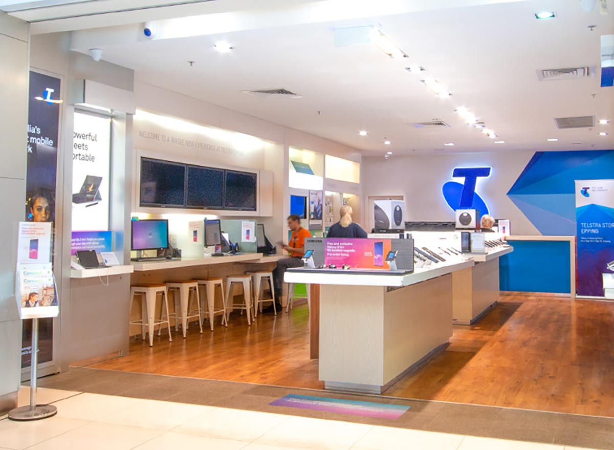 Telstra, Epping Victoria, phone security stand installation