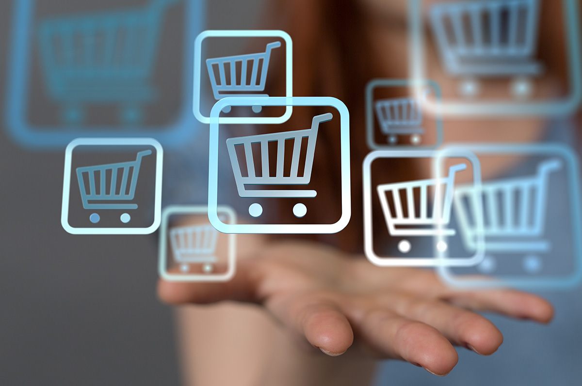 retailers embracing hybrid digital experience, virtual shopping trolleys