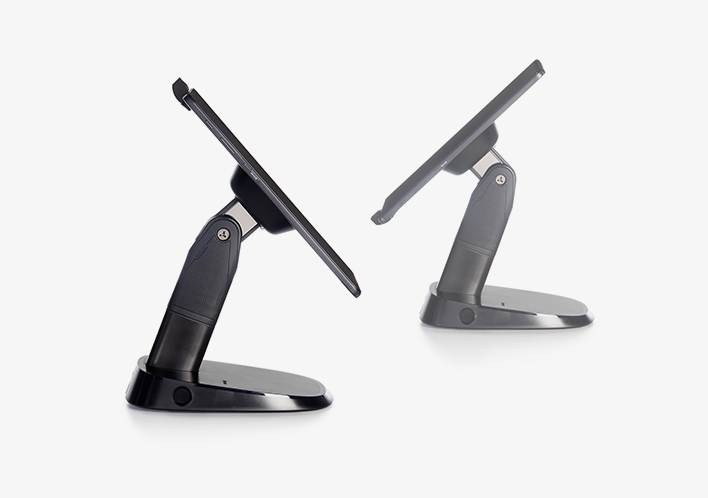 ct150 InVue tablet stand, showing rotation