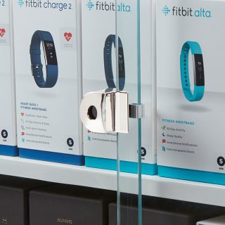 L410 smart lock for glass cabinet doors