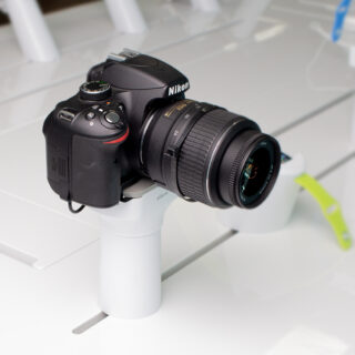 OnePOD Camera, device security against store theft, Nikon camera