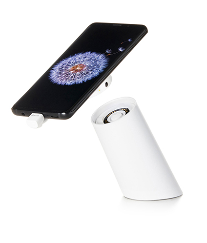 OnePOD wireless, onekey, invue, telco display stand