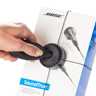 package protection, spider wrap, package wrap, turning alarm off with key to unwrap.