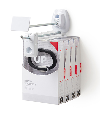 flexible display hook, stoplok