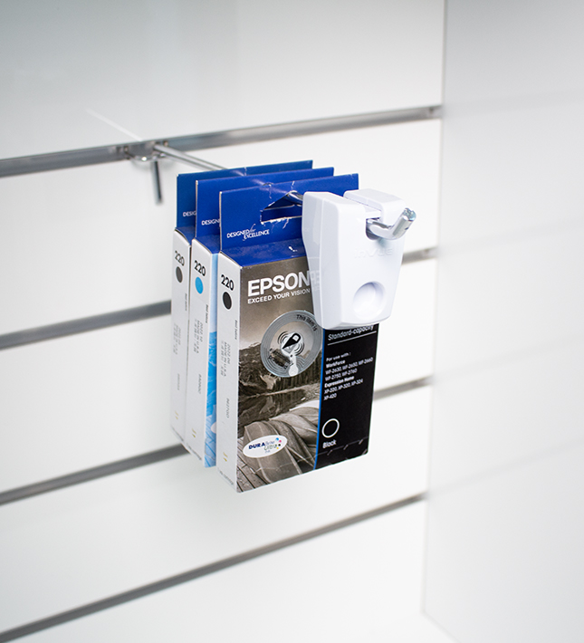 IR StopLok by InVue, hanging merchandise protection, hangsell