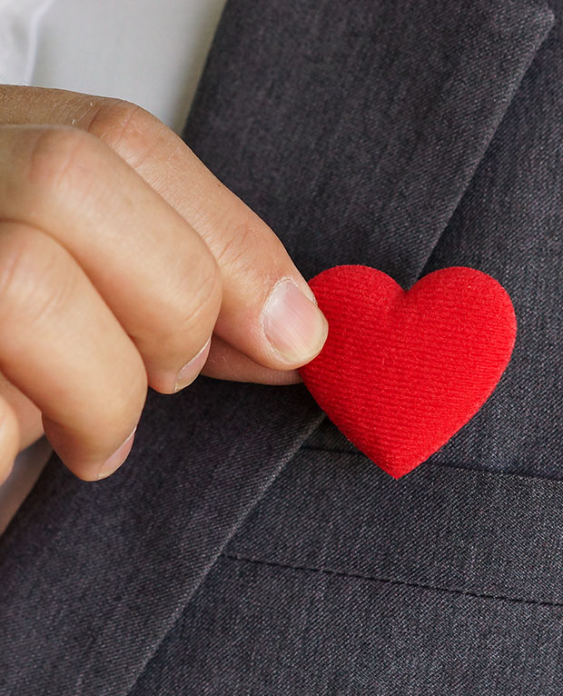 customer loyalty, love heart