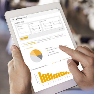 LIVE display, analytics, tablet