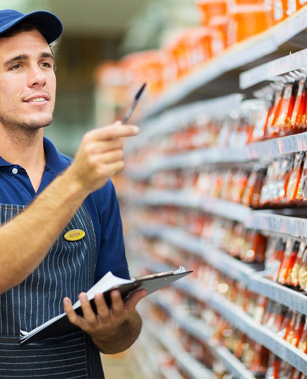 stock counting in store