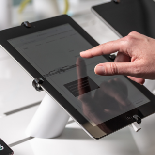 OnePOD displaying iPad