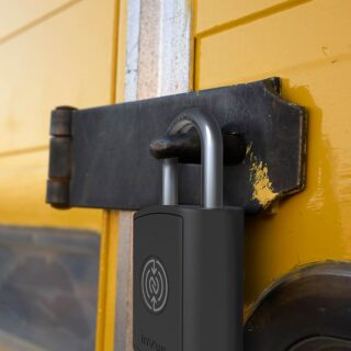 LIVE Padlock on truck door